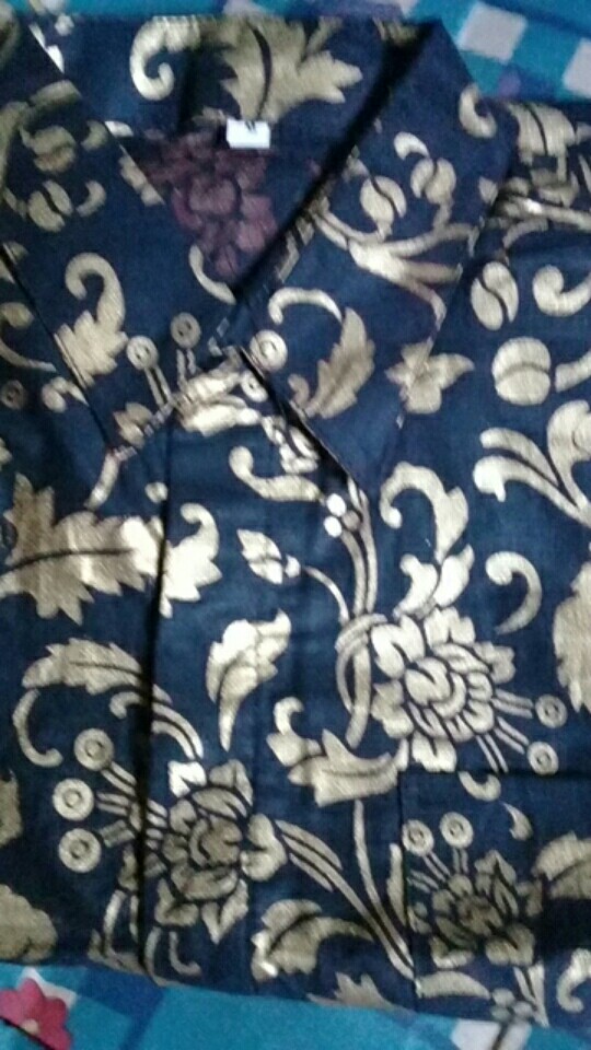 New Arrival Distro Batik Pria Bordir Sogan Hrb026 Batikaf Notoarto Batik Ipnu-ippnu Hem Pria Bel