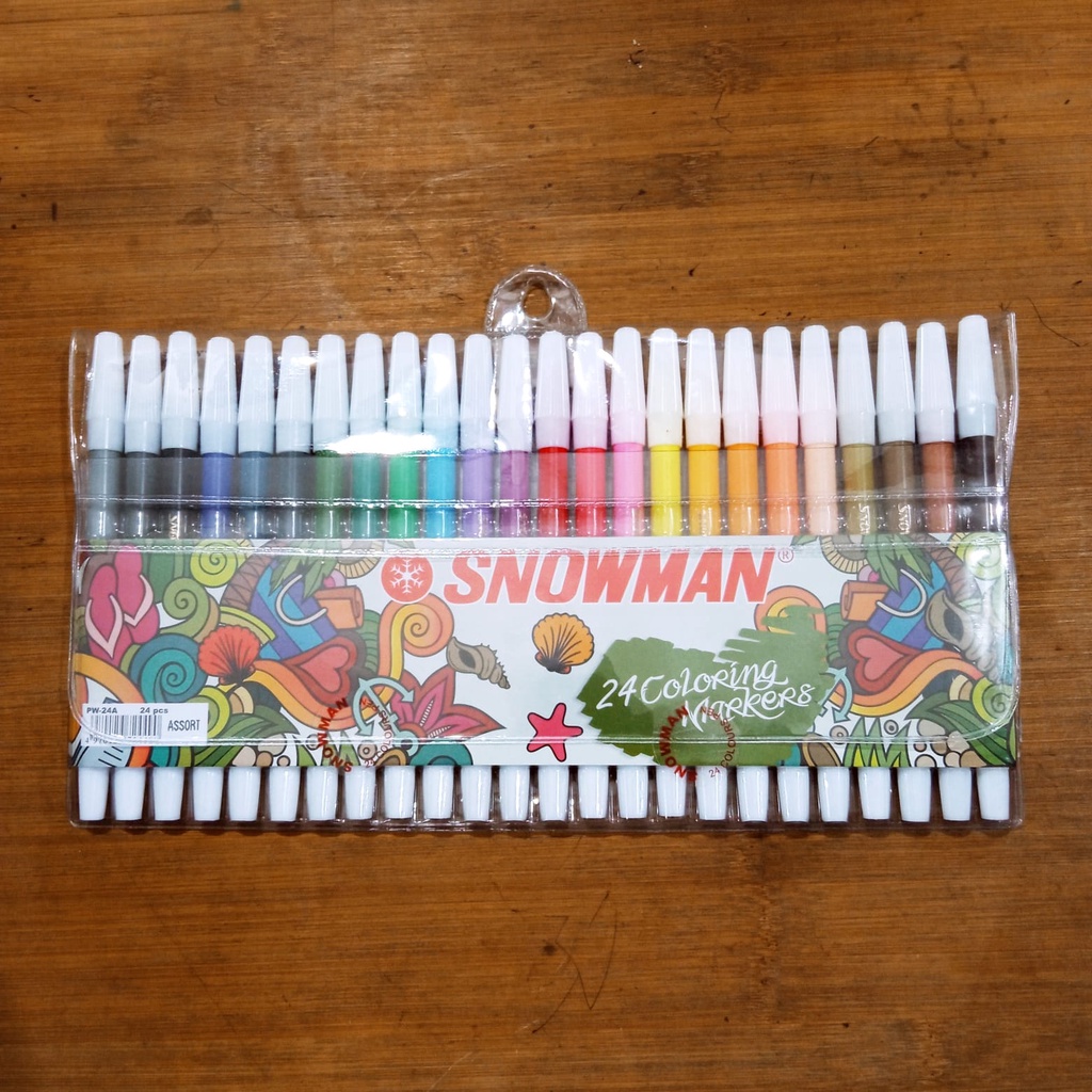 

SPIDOL 24 WARNA SNOWMAN