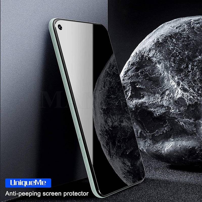 Pelindung Layar Tempered Glass 3D Curved Anti Spy Untuk Huawei Enjoy 10 10e 10s 20 20e 50 8 9e 9s Plus Pro SE Mate 30 20 10 9 8 Pro