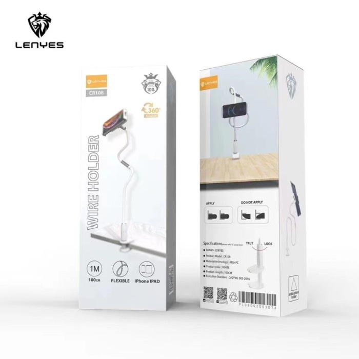 Lazypod LENYES CR108 Phone Holder Handphone Stand Hp ORI Grosir