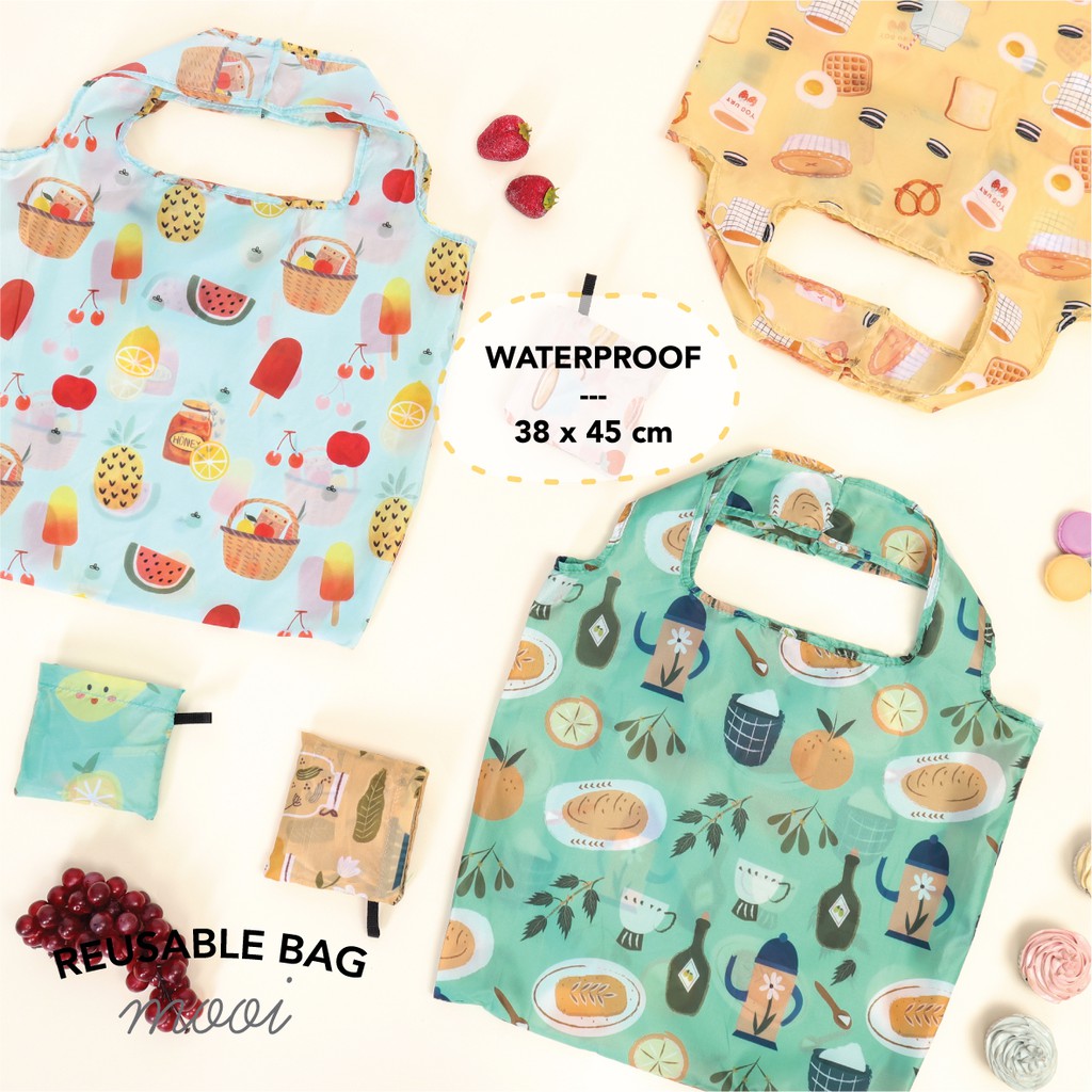 Mooi Reusable Bag Shopping Bag Printing-1