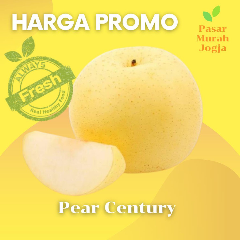 

Buah Pear Fresh Pir Century 1 Kg Buah Import Segar Pasar Murah Jogja