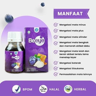 BEEYE MADU MATA MINUS/ 100% ORIGINAL/ SEMBUH MATA MINUS/PLUS/SILINDRIS/ATASI IRITASI MERAH &amp; PERIH