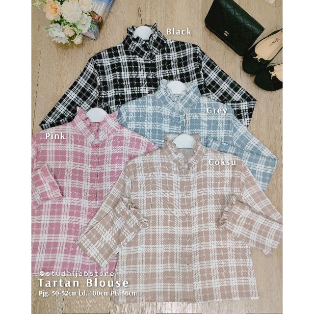 Tartan Blouse by Studhijabstore