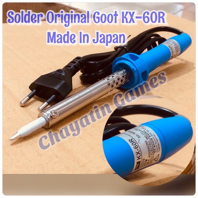 SOLDER ORI GOOT TYPE KX-60R Kekuatan 60Watt Tempelan Stiker 45watt Silakan Baca Deskripsi Barang