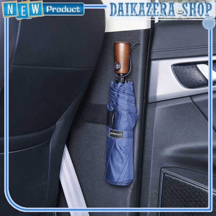 Gantungan Payung Mobil Umbrella Hook Holder Self-adhesive - Hitam