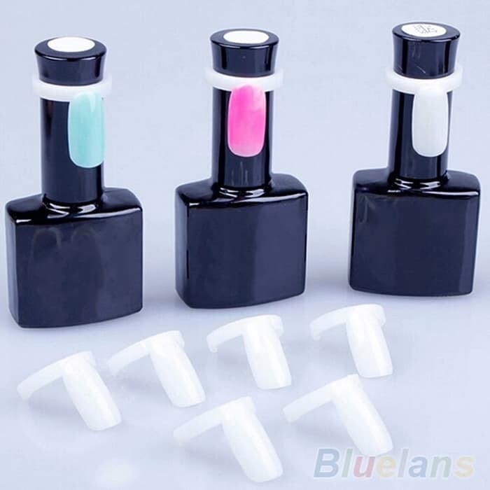 23PCS Nail display ring color cincin  chart warna kutek display nail Produk Good Quality