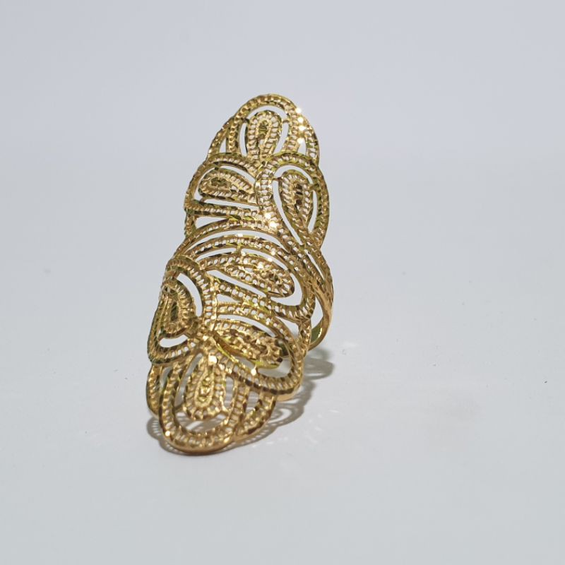 cincin emas asli kadar 700 / cincin kerawang EMAS ASLI