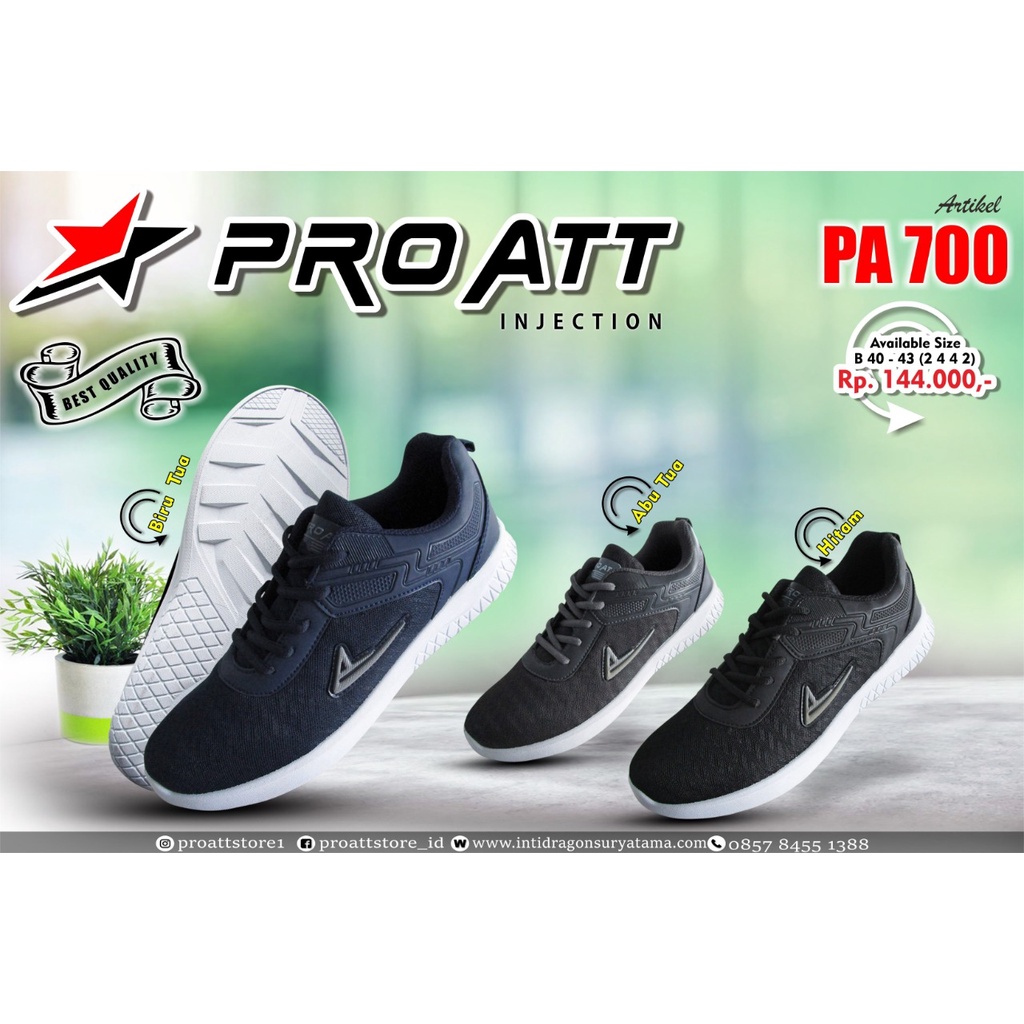 gof PRO ATT PC 870 PRO ATT PA 700  SEPATU SNEAKERS SEPATU SEKOLAH TALI PRO ATT ORIGINAL