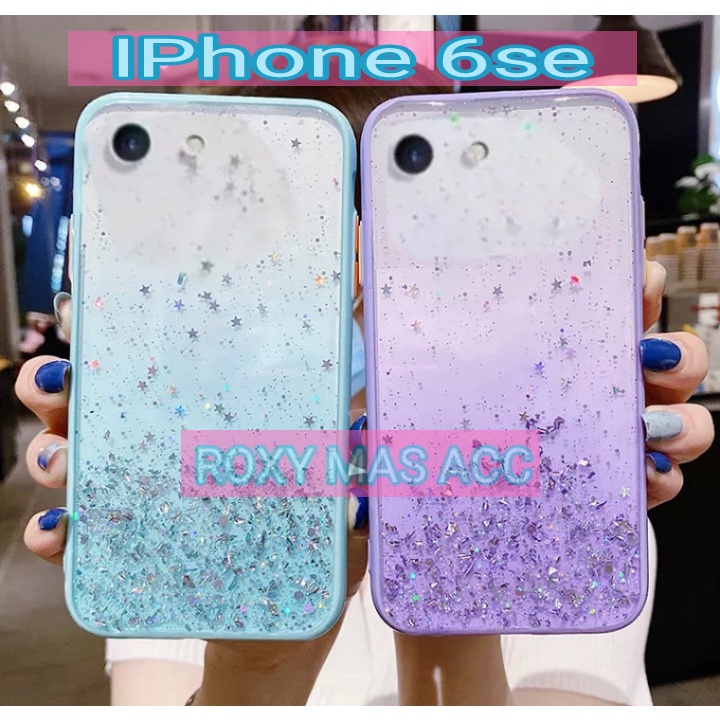 SOFTCASE ( IPHONE SE ) TERBARU CASE DOVE GLITER FUZE TRANSPARAN DENGAN PROTEKSI KAMERA, SOFTCASE TER