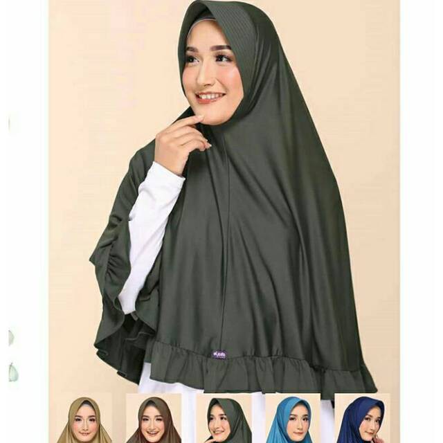 Zaria Feisha Bergo Panjang Elzatta