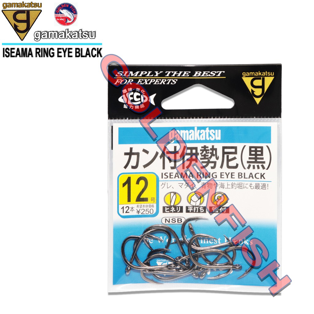 KAIL GAMAKATSU ISEAMA RING EYE BLACK ( BERLUBANG )