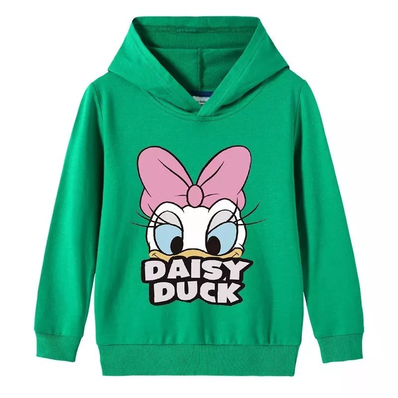 Sweater Hoodie Anak Daisy Duck Sweater Anak Fleece Pakaian Anak Unisex