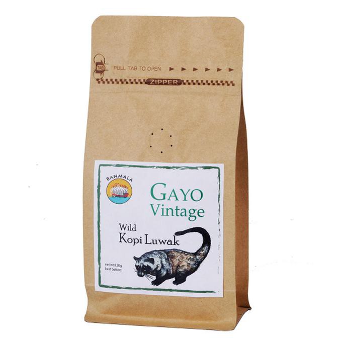 

Kopi- Fresh roast Kopi Luwak Gayo Vintage 120g Arabika Sangrai - Biji -Biji-Kopi.
