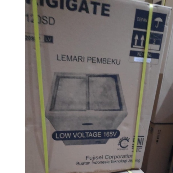 FRIGIGATE F 120 SDF CHEST FREEZER BOX 100 L LEMARI PEMBEKU 100 LITER