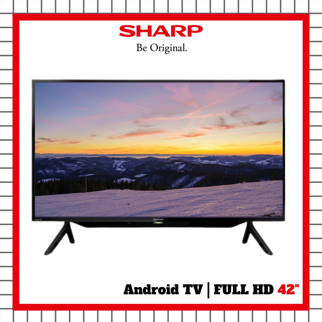 Tv Led Sharp 42inch 2t C42bg1i Android Tv Full Hd Shopee Indonesia