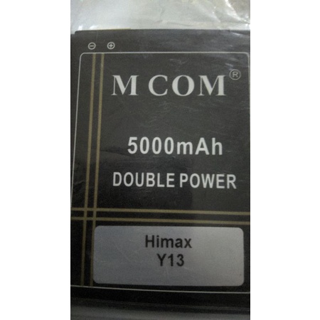 Baterai Himax M1 Himax Y13 5000Mah Double Power Mcom