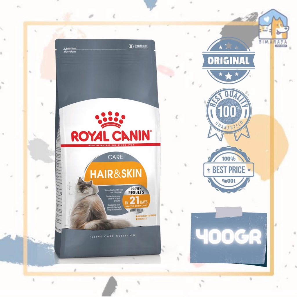 ROYAL CANIN HAIR &amp; SKIN 400GR FRESHPACK