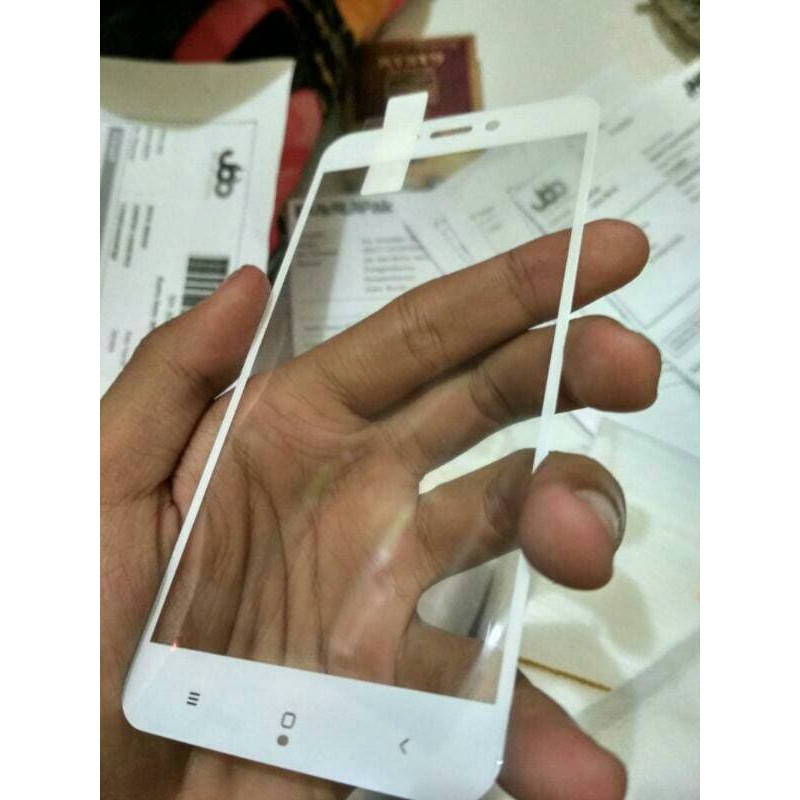 TEMPERED GLASS WARNA REDMI 4X TEMPERED GLASS WARNA FULL SCREN REDMI 4X
