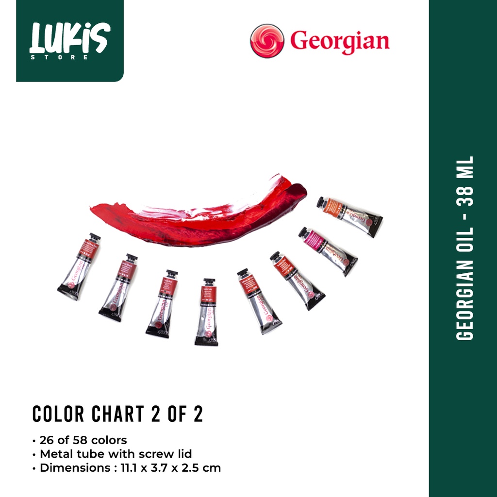 

Cat Minyak GEORGIAN Oil 38 ml (Color Chart 2 of 2)