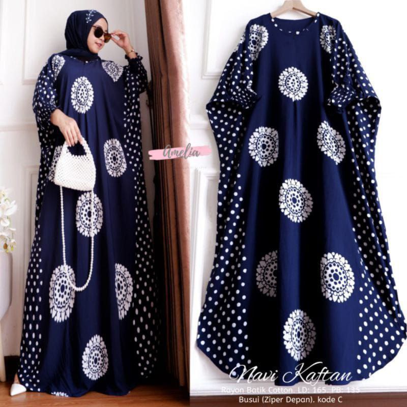 DASTER KAFTAN JUMBO LD 160 CM DASTER ARAB KELELAWAR LENGAN PANJANG PB 138 TIEDYE CAP BUSUI-7 kaftan cap