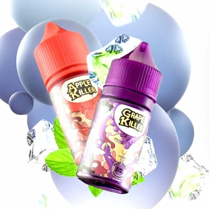 APPLE KILLER PODS &amp; GRAPE KILLER PODS FRIENDLY LIQUID 30ML 15MG