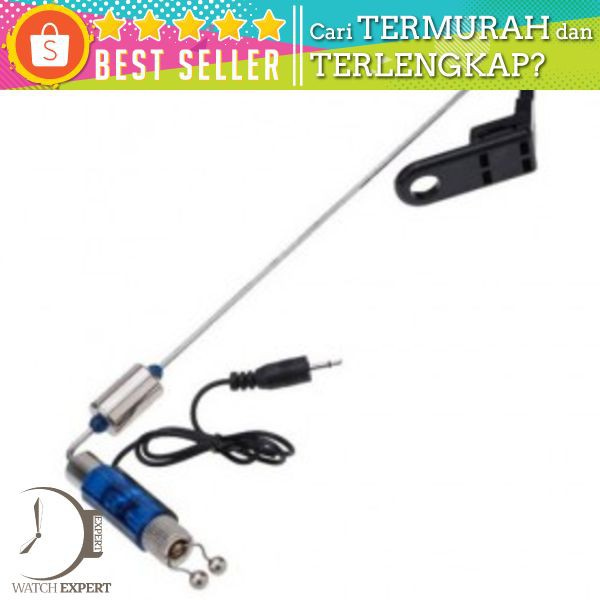 Fishing Alarm Hanger Swinger LED Illuminated Indicator - Biru