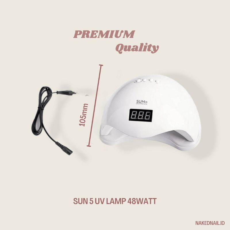 LAMPU UV LAMP 48 watt  lampu kuku lampu nail art premium sun 5 48watt high quality nail art