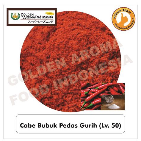 

Bumbu Bubuk Tabur Cabe Pedas Gurih Level 50. 50 gr Halal, Murah, Enak
