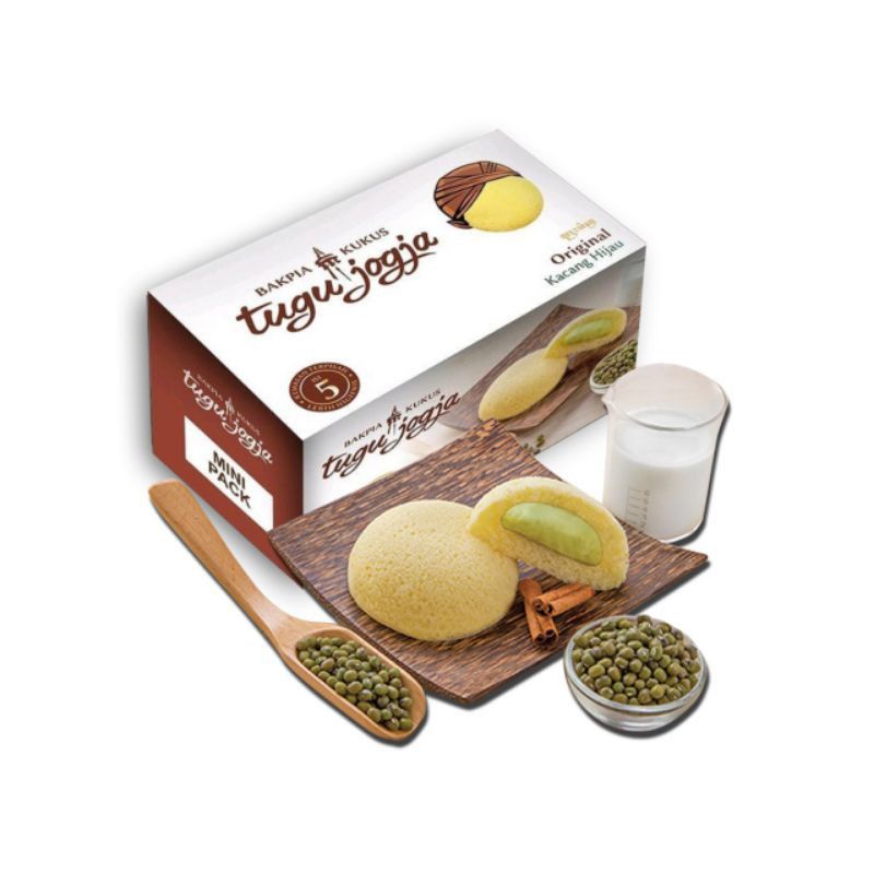 

Bakpia Kukus Tugu Jogja Original Kacang Hijau - Mini Pack