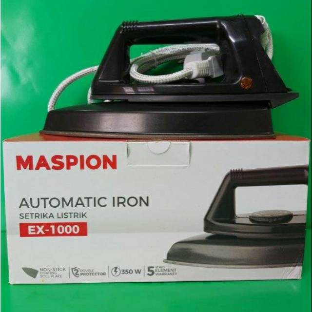 SETRIKA MASPION EX1000 TERMURAH GARANSI RESMI