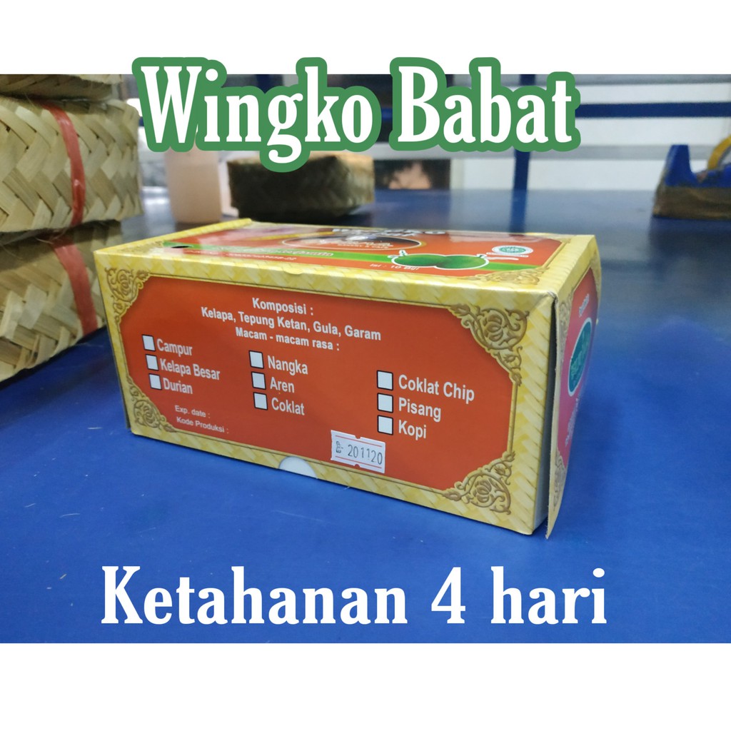 

Wingko Babat Dyriana Oleh Oleh Khas Semarang isi 10 biji