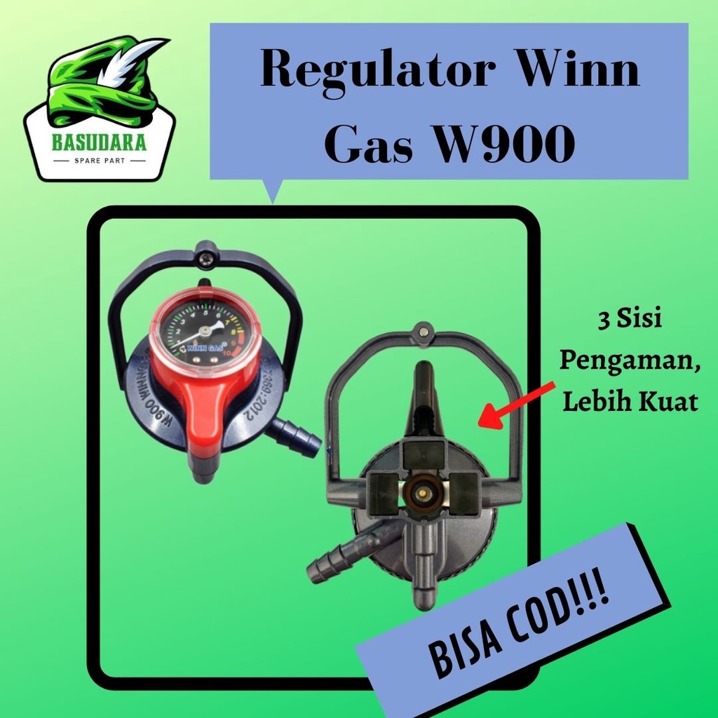 REGULATOR GAS METER WINN GAS W 900 M / W 900M AMAN TERMURAH / Regular Regirator Regilator Pala Legur