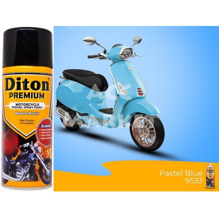 Pilox Diton Premium Pilok Pylox Biru Pastel Blue 9533