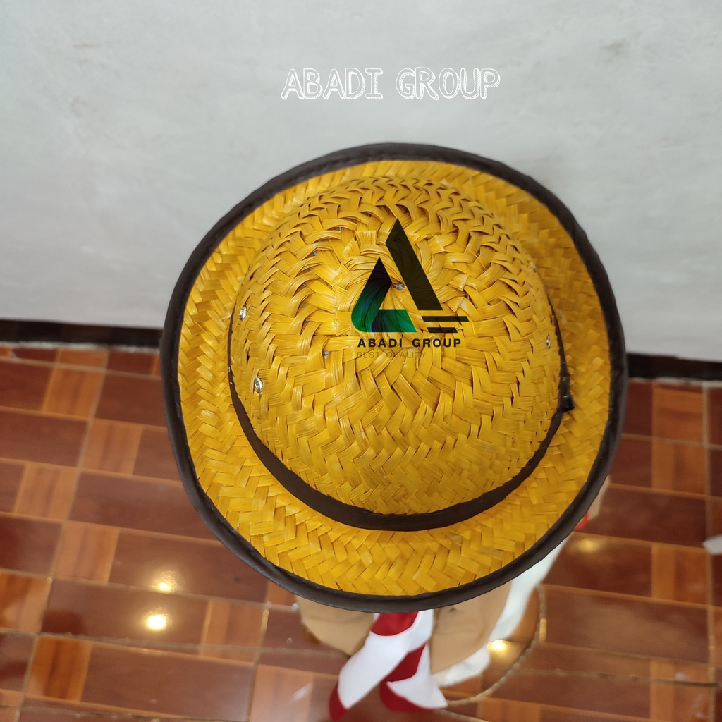 TOPI BAMBU PRAMUKA / TOPI PEDORA CEWE COWO