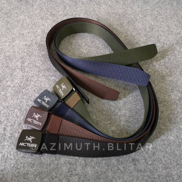 Sabuk gesper belt ikat pinggang arcteryx non metal anti x ray