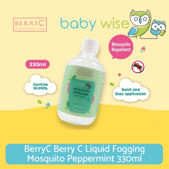 Jual BerryC Berry C Liquid Fogging Mosquito Peppermint 330ml Fogging dengan Pembasmi Nyamuk