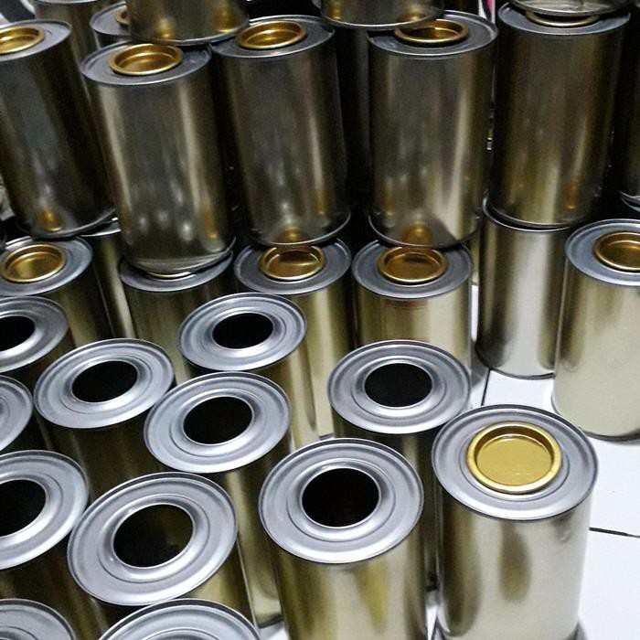 celengan kaleng buka tutup polos