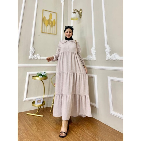 (COD) gamis uragiri premium // MIDI crinkle uragiri  // gamis crinkle uragiri airflow