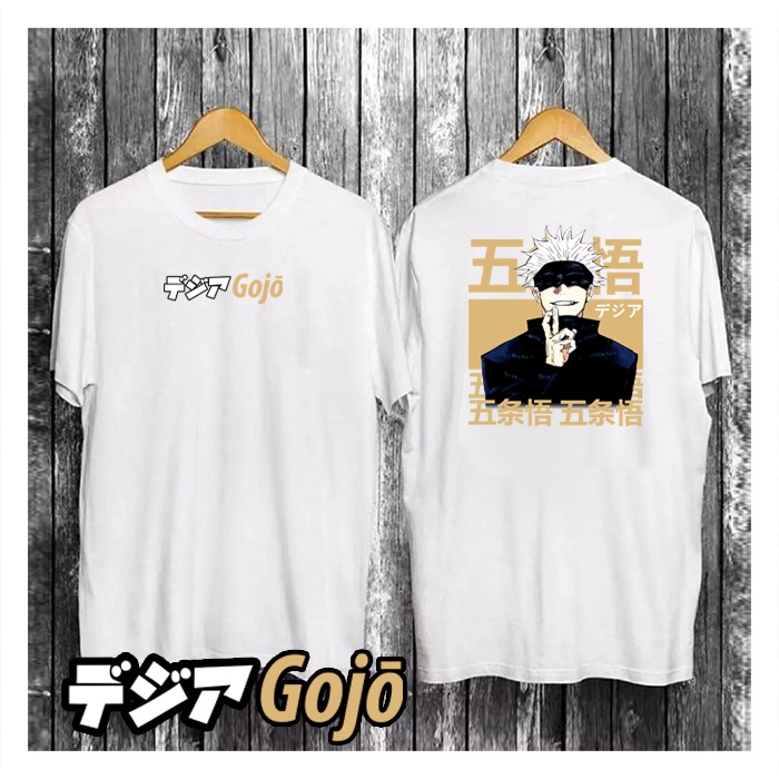 KAOS GOJO SATORU - T-SHIRT GOJO SATORU - BAJU KAOS GOJO SATORU - KAOS DISTRO GOJO SATORU