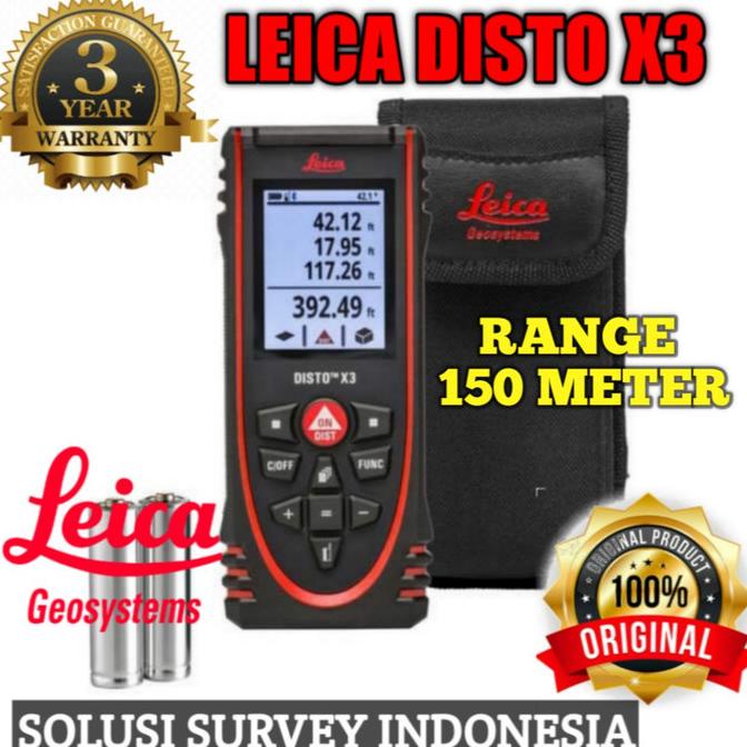 Meteran Digital Laser 150M/Meteran Laser Leica/Leica Disto X3