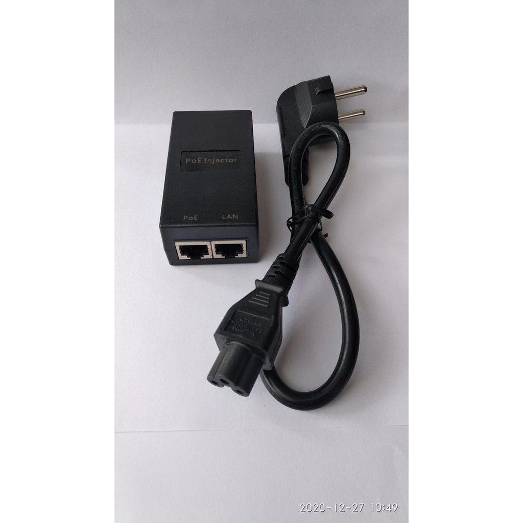 POE Adaptor Aktif 24V 0.5A POE Injector Aktif CPE / Access Point