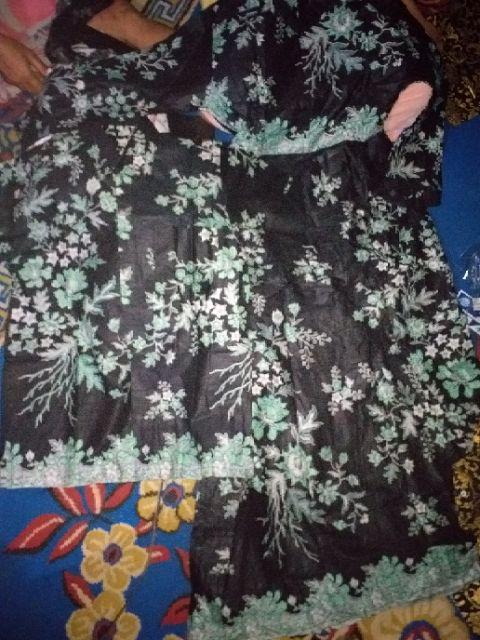 Wou Batik Couple Naifa Maura Couple - Sania Ruffle Batik Couple Ori Ndoro Jowi Dnt Garansi - Kg023