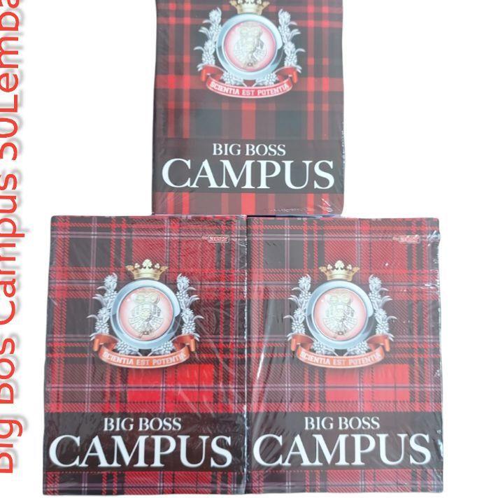 

Trendy Buku Tulis Big Boss Campus 36 Lembar 1pak isi 10 Buku - Big Boss 50