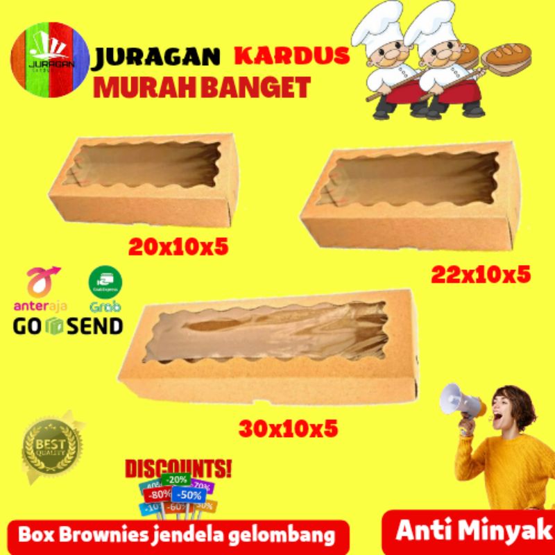 

DUS BROWNIES/DUS BROWNIES 30X10X5/DUS BROWNIES 20X10X5/DUS BROWNIES 22X10X5/KEMASAN BROWNIES/WADAH BROWNIES/BOX BROWNIES GELOMBANG