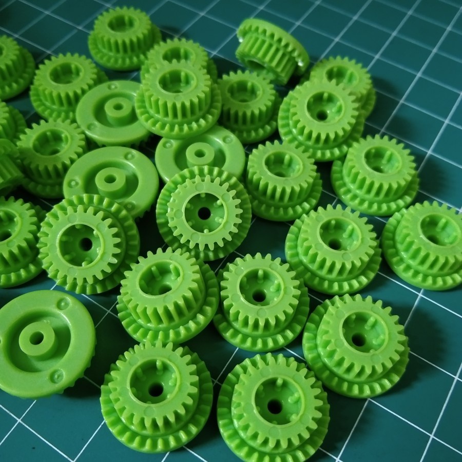 Rep Tamiya Mini 4WD Pro Gear / Gear tamiya chasis MA MS gir hijau (10pcs)