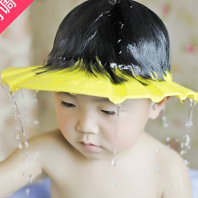 Topi MANDI Keramas Anak Bayi Shower Cap Kancing | Shopee