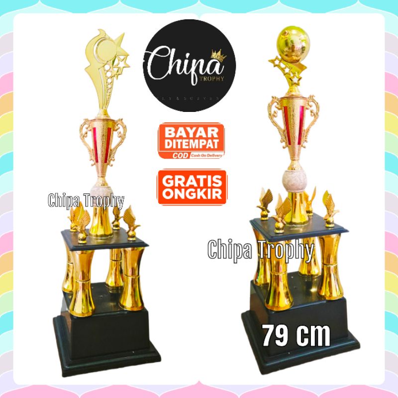 PIALA KAKI 4 MARMER GARIS