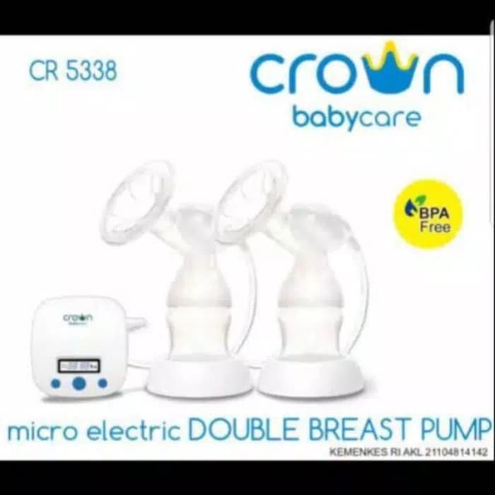 CROWN BABY POMPA ASI ELEKTRIK DOUBLE PUMP