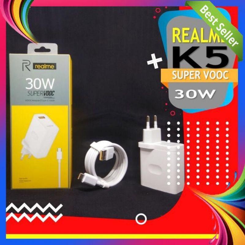 Tc Travel Charger REALME K5 Vooc 30Watt WC0506A3HK Type C Original 100%